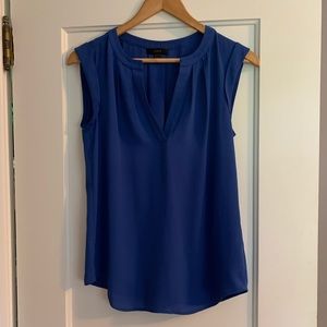 J. Crew sleeveless blouse with split neck J.Crew